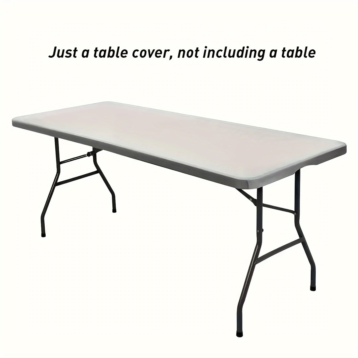 Elastic Stretch-Fit Tablecloth for Folding Tables Washable Indoor Outdoor 182.88cm
