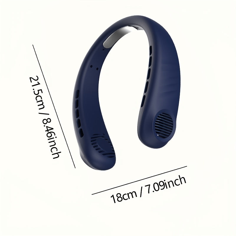 Personal Handheld Fan USB-C Rechargeable 5-Speed Neck Fan for Travel Office Outdoor