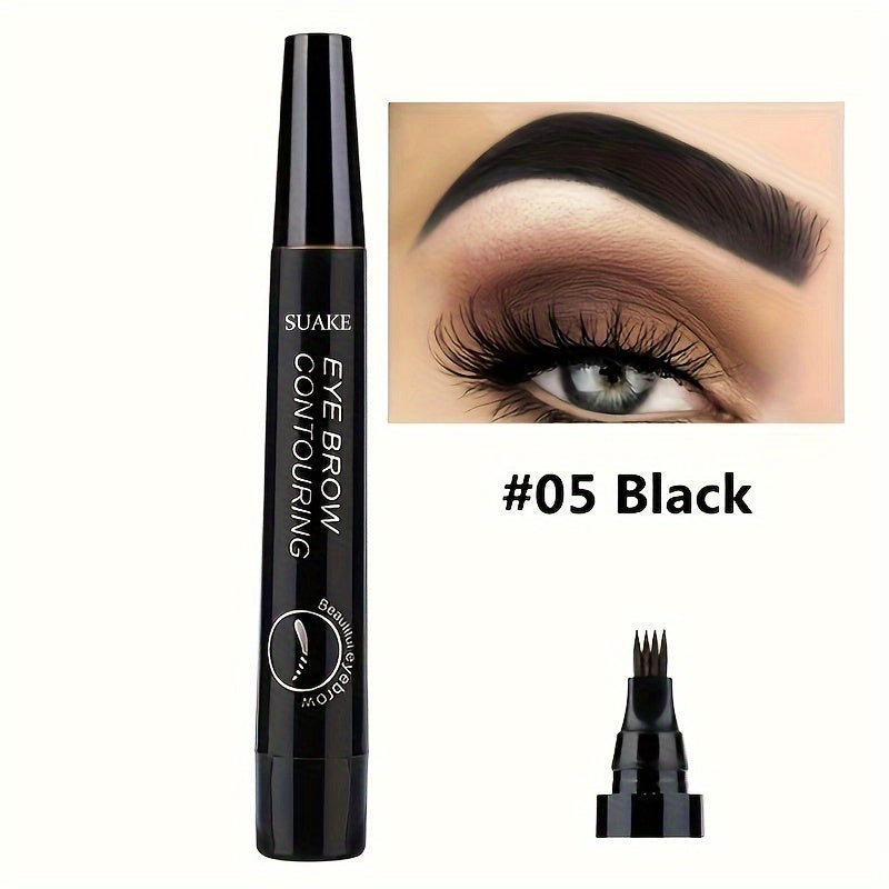 Bolígrafo de cejas a prueba de agua y de larga duración para microblading de mujer con punta fina