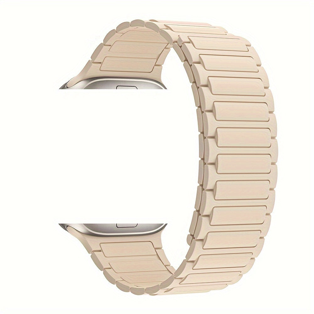 Магнитный силиконовый браслет для IWatch Series 9-3, 44мм-38мм