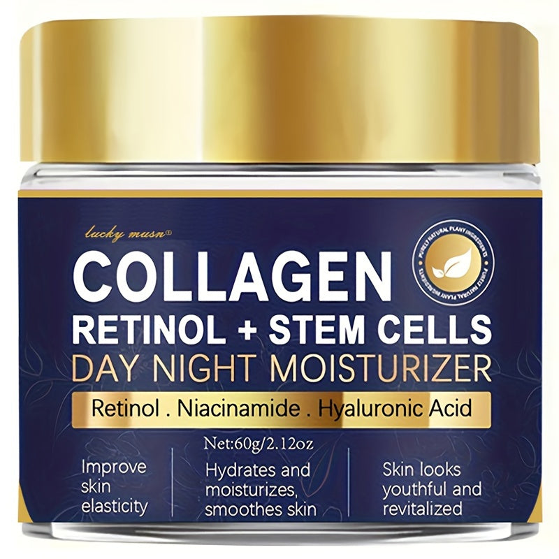 60g Kollagen Retinol Stam Cell Yuzni Namlantiruvchi Qattiqlashtiruvchi Har qanday Teriga Mos Keladi