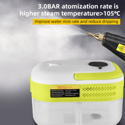 Handheld Steam Cleaner with Brush Heads for Kitchen Bathroom Car Cleaning