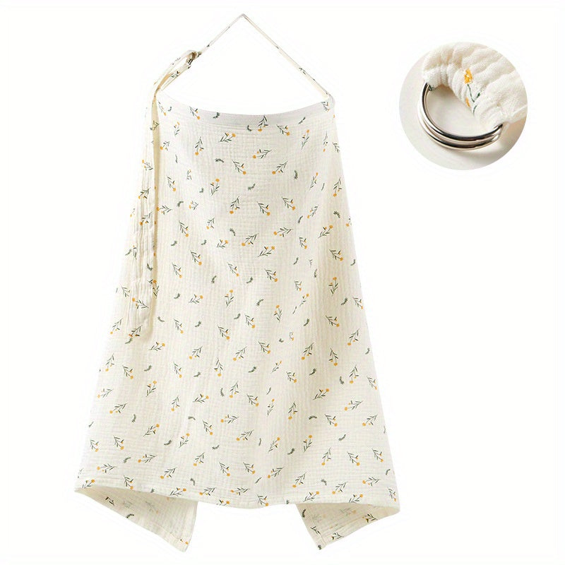 Cobertor de lactancia de tejido suave para mujeres, discreto, portátil, ajuste universal para edades 14+