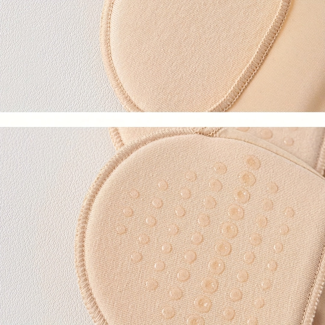 Unisex Cushioned Non-Slip Forefoot Insoles Seamless Elastic Fabric