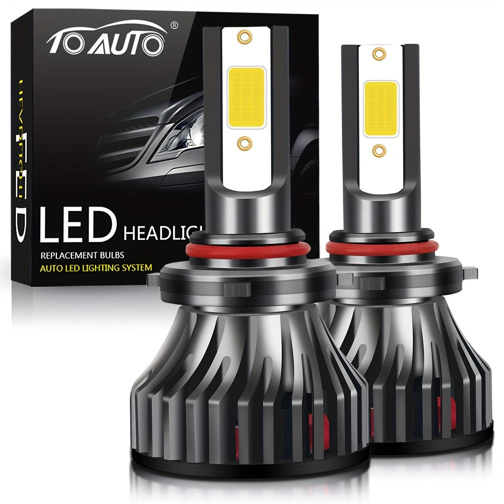 2 Pack LED Headlight Bulbs H11 H7 H4 White Bright Easy to Install