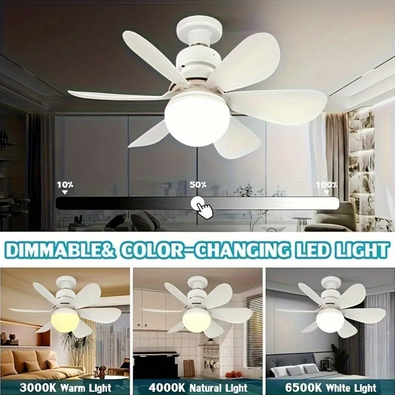 Ceiling Fan Light with Adjustable Lighting and Remote Control Easy Installation