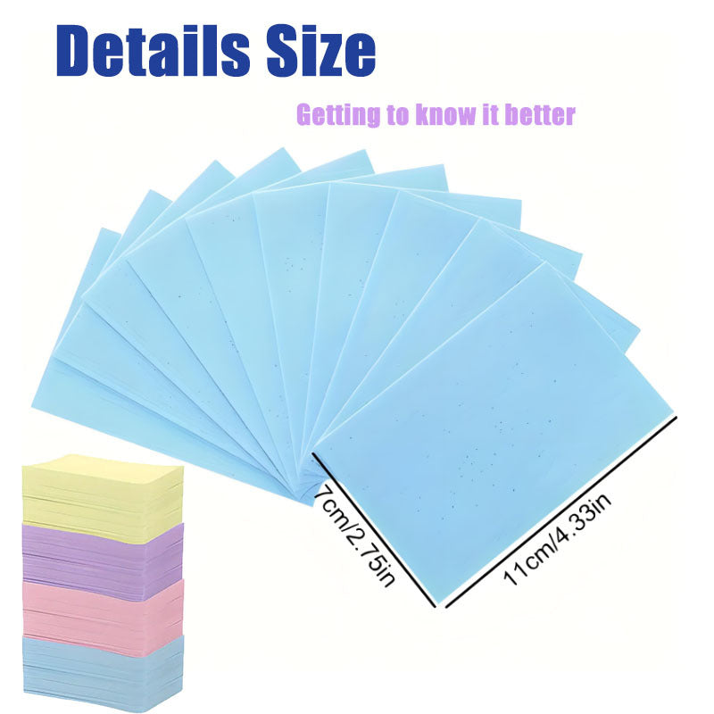 Pack of 60 Paper Cleaning Tablets for Kitchen Sinks and Cookware Purple Blue