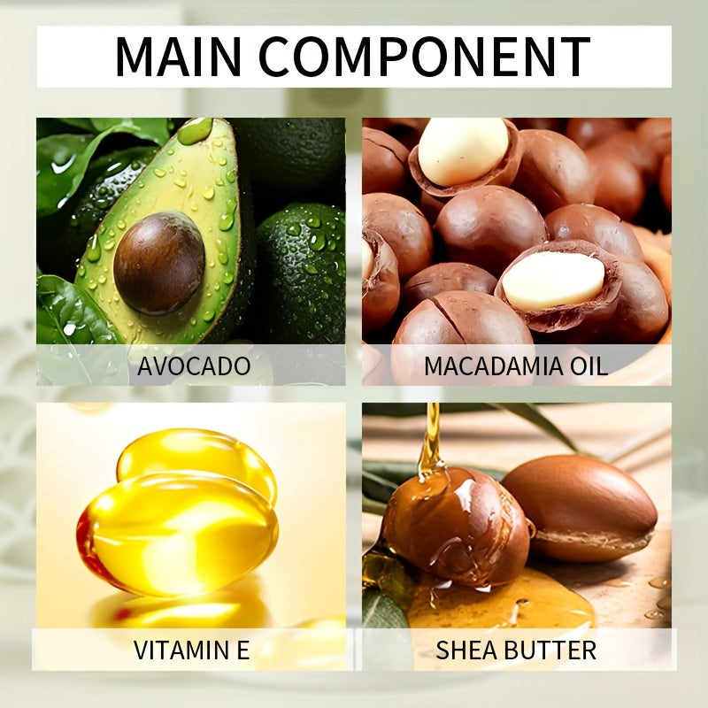 Avokado qo‘l kremi 100g Ultra-moisturizing, aromatsiz, glitserin, E vitamini, quruq qo‘llar uchun