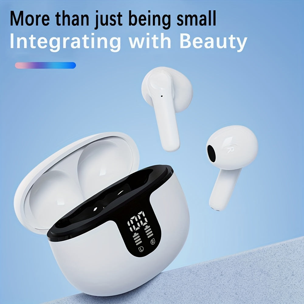 Wireless In-Ear Headphones with HiFi Sound Noise Cancellation Long Battery Life