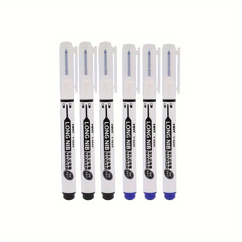 Set de 6 marcadores de punto medio resistentes al agua para madera, metal, cerámica