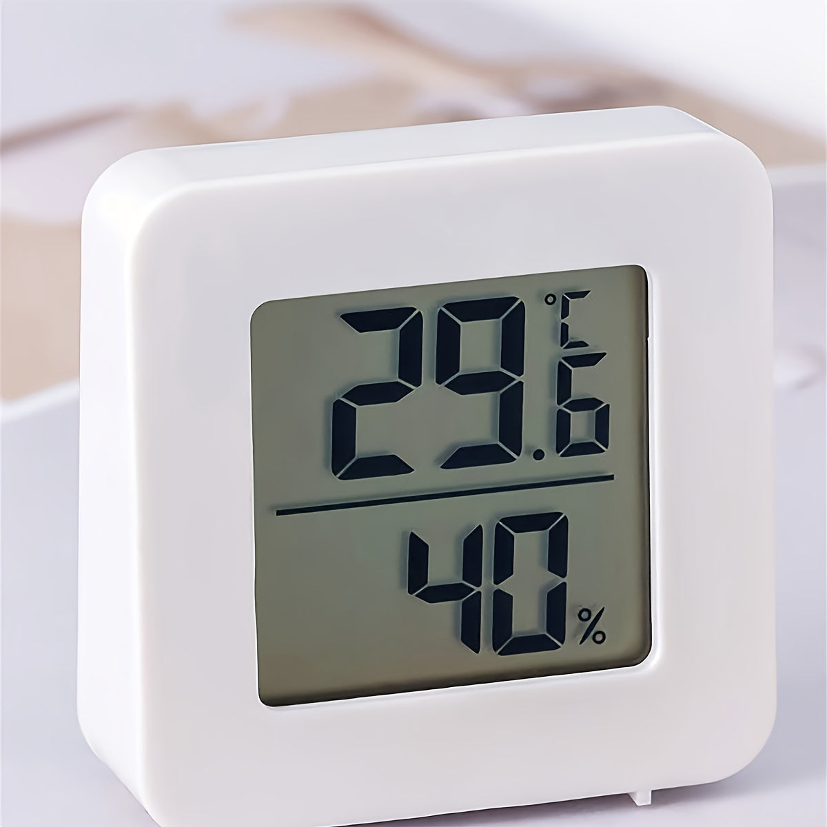 Mini Digital Thermometer and Hygrometer Indoor Outdoor Battery-Operated