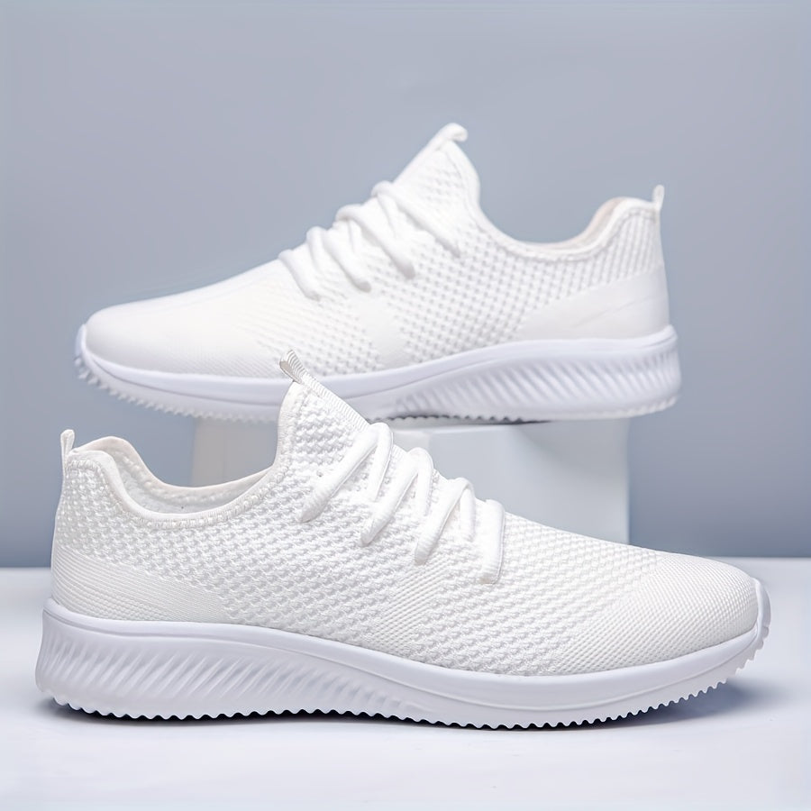 Plus Size Breathable Running Shoes for Men Non-Slip Soft Sole Casual Sneakers