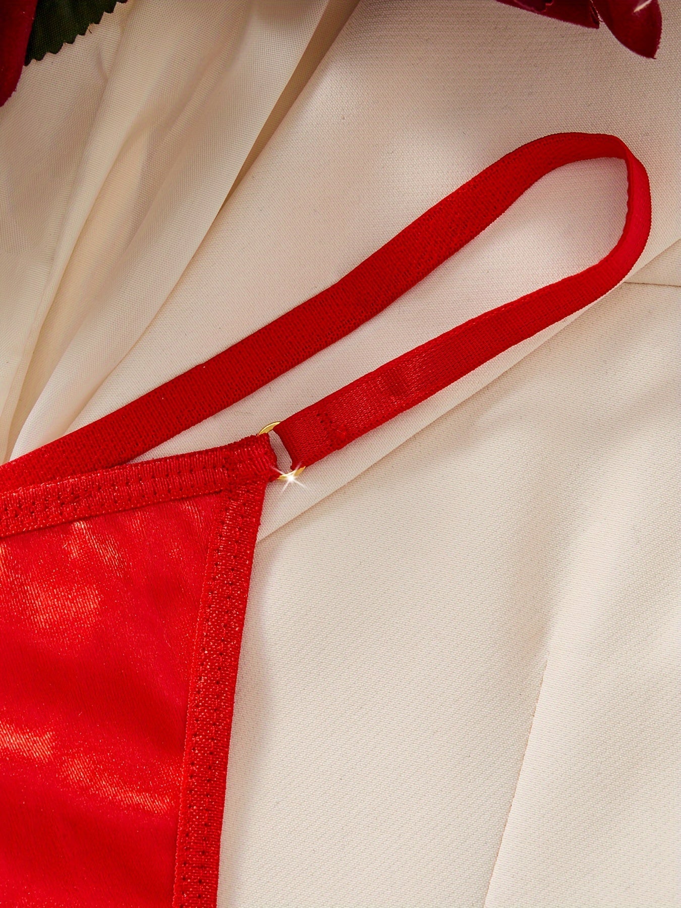 Women's Low Waist Hot Panties with Metal Chain Sexy Lingerie