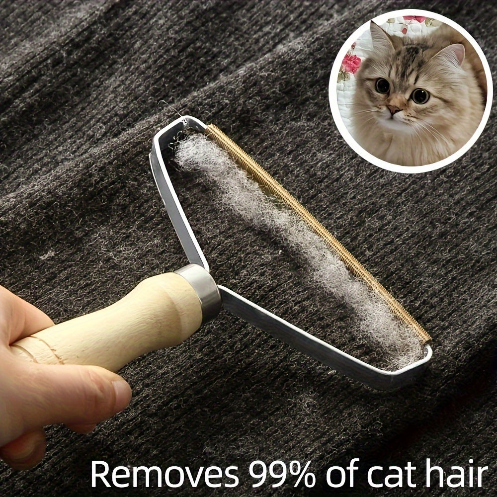 Non-Electric Steel Pet Hair Lint Remover for Carpets and Furniture