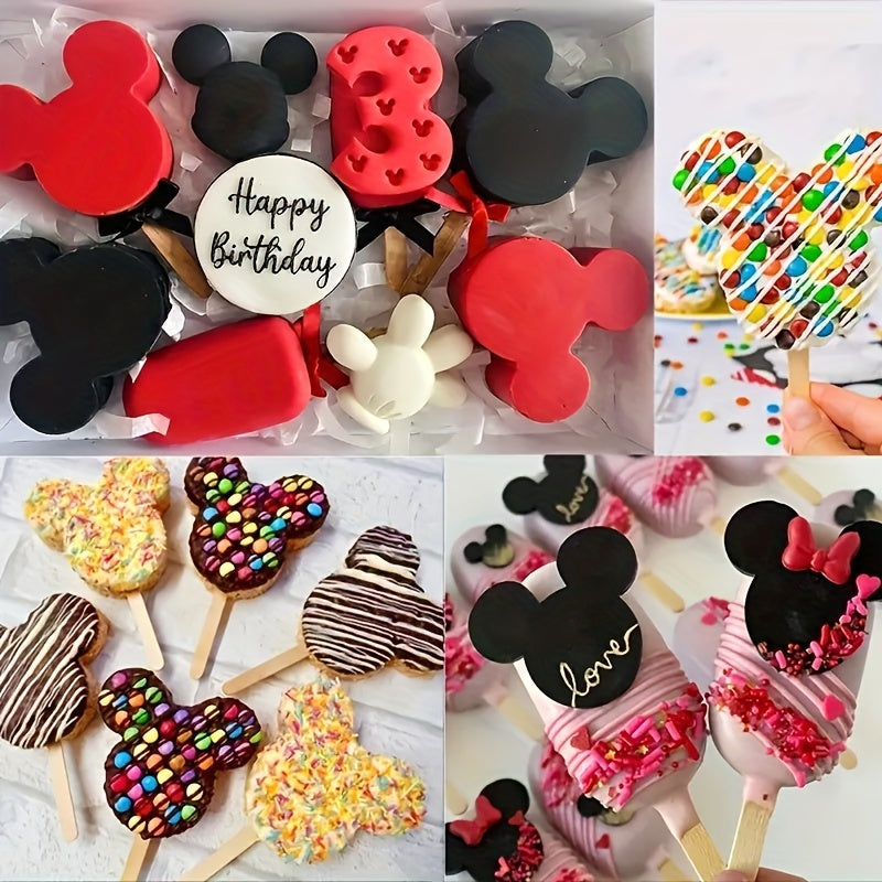 Silicone Mold 15 Cavities Mouse Design for Fondant Chocolate Pudding Cake Soap Resin