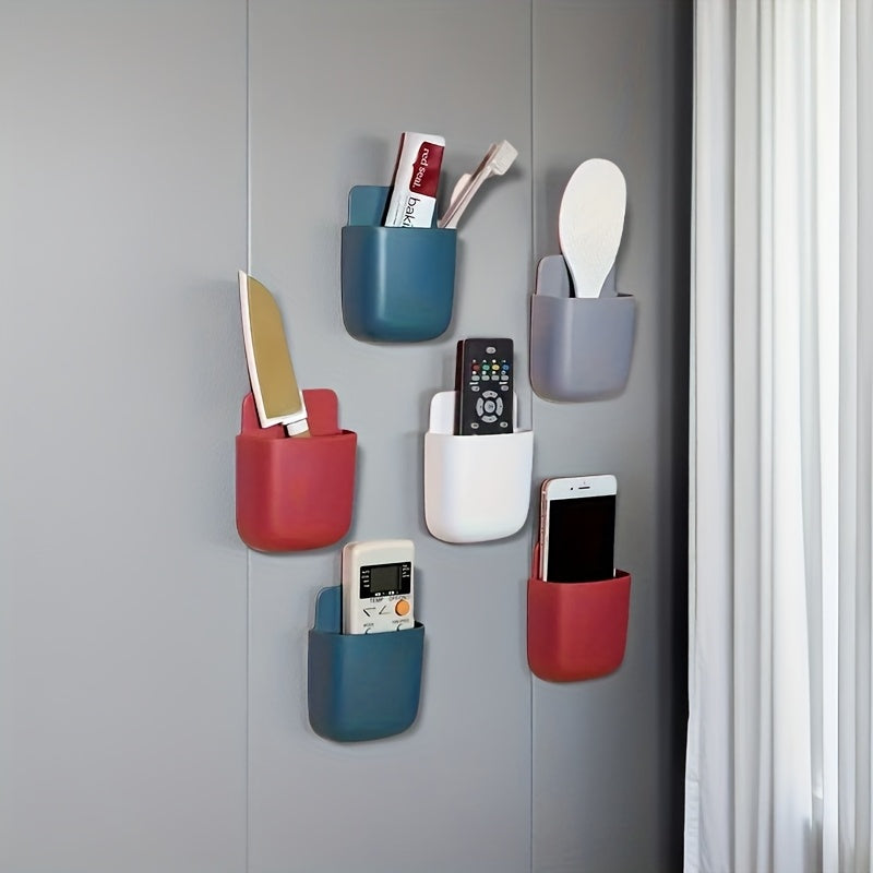 Wall-Mounted Phone Charging Dock and Storage Box Space-Saving Organizer