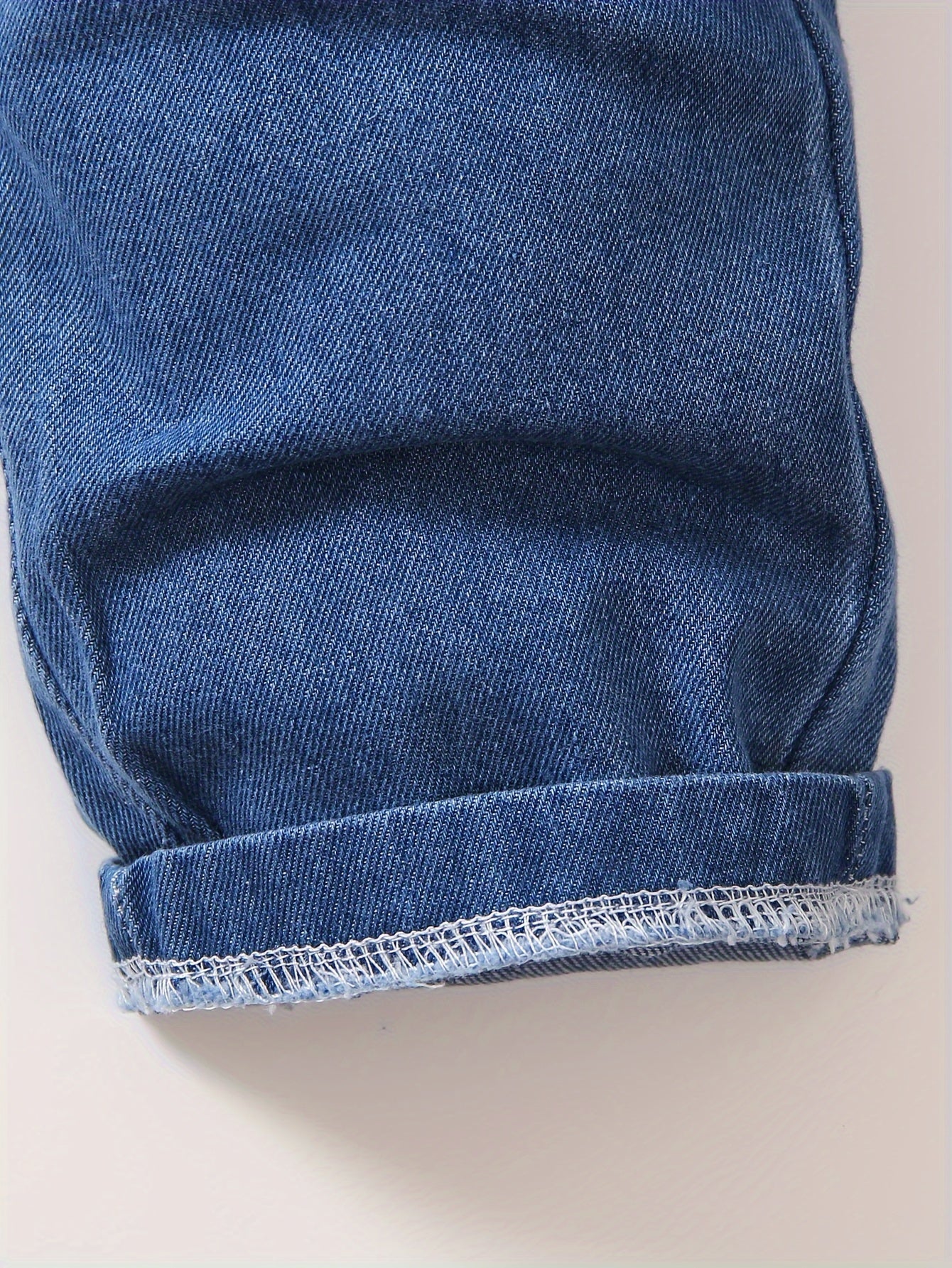 Men's Denim Set Spring Fall Casual Long Sleeve Pants Solid Color