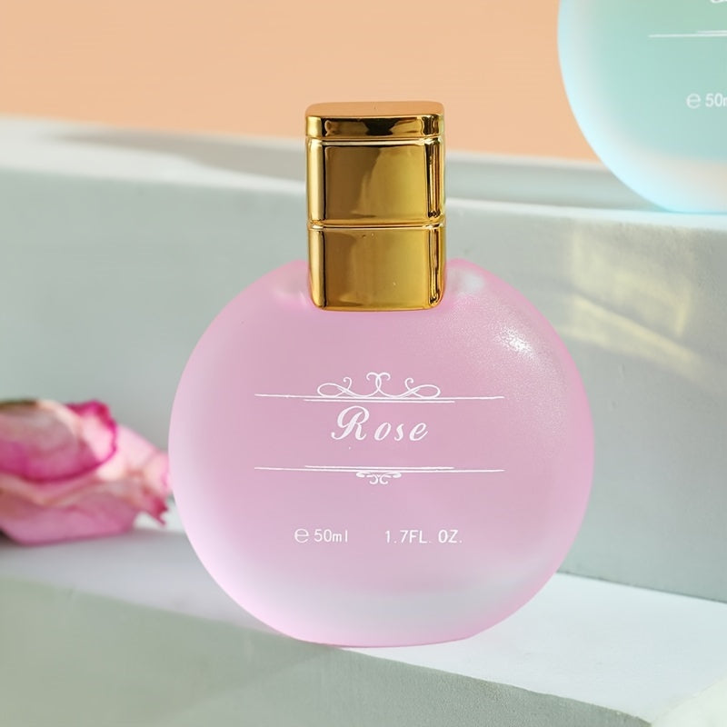 Women’s Rose Floral Scent Eau de Toilette 50ml Citrus Lemon White Flowers Amber