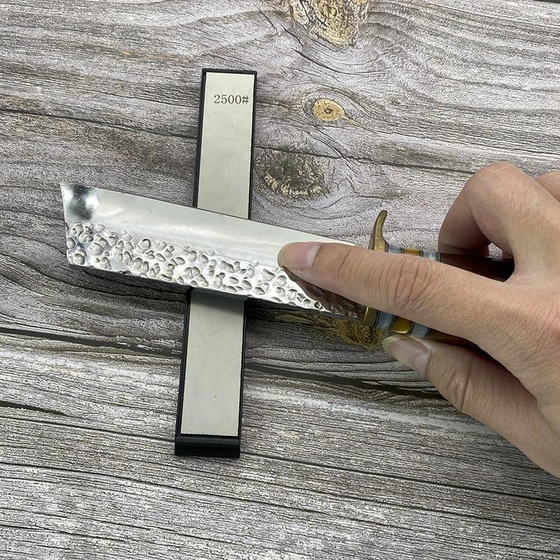 Piedra de afilar diamante con 15 piezas de abrasivo y base de EVA para sistema de afilado de cuchillos