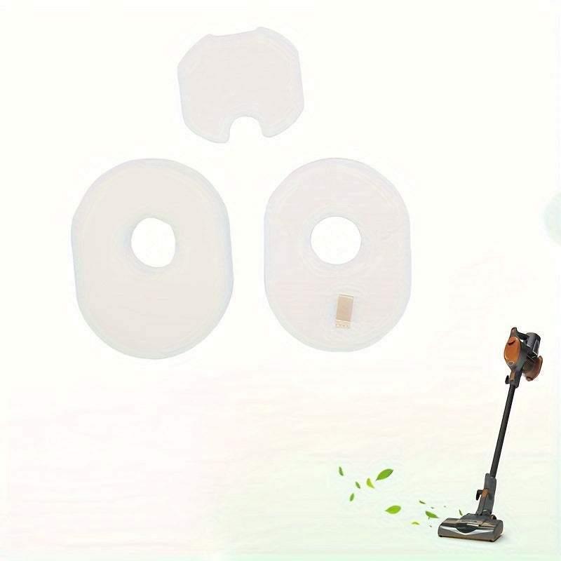 Set of 3 Vacuum Filter Replacement Post Foam Felt for Handheld Vacuum