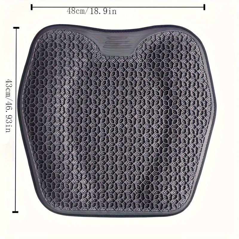 Gel Honeycomb Seat Cushion with Cooling, Breathable Support