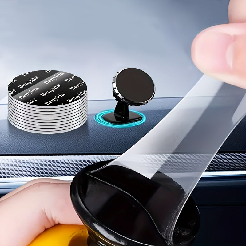 10pcs Car Suction Cup Holder Adhesive Film Double-Sided Tape for GPS Phone Mounts