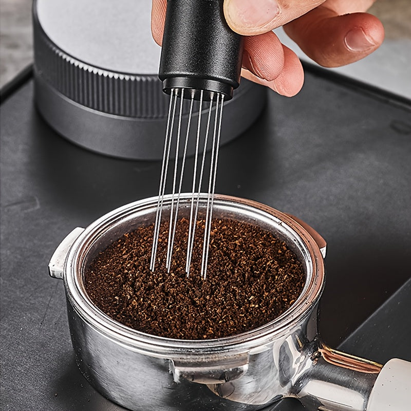 8-Needle Espresso Stirrer WDT Tool Coffee Distribution Magnet Stand