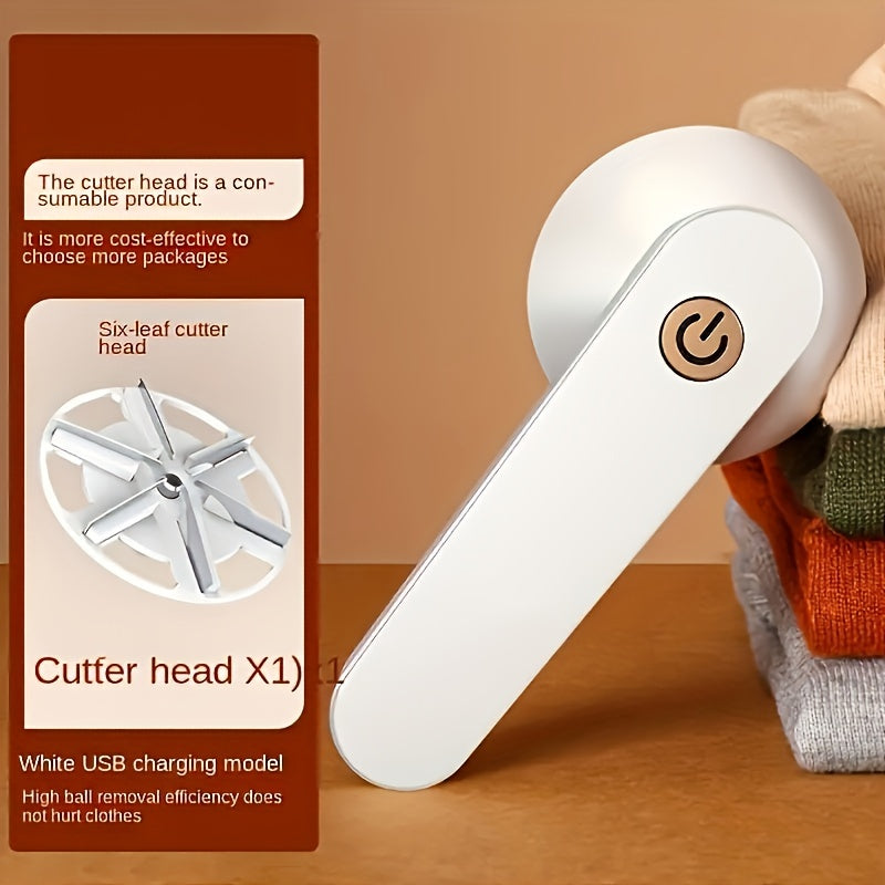 USB Rechargeable Fabric Shaver for Hairball and Pilling Removal from Sweaters Wool