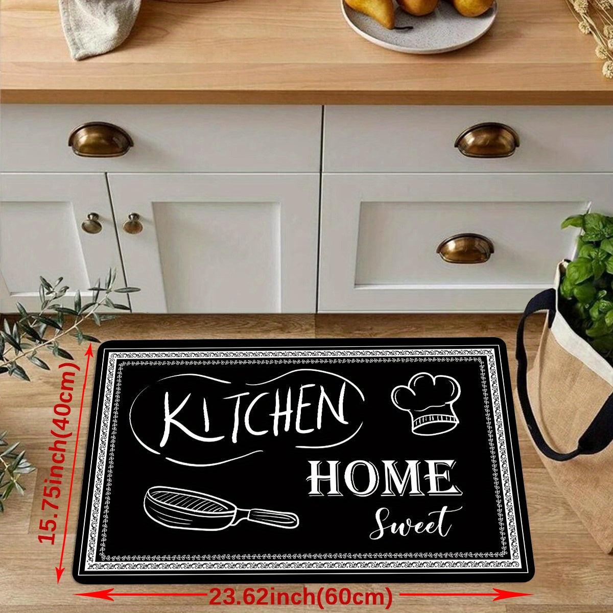 Conjunto de alfombrillas absorbentes e impermeables para cocina, antideslizantes y antifatiga para el hogar y la lavandería