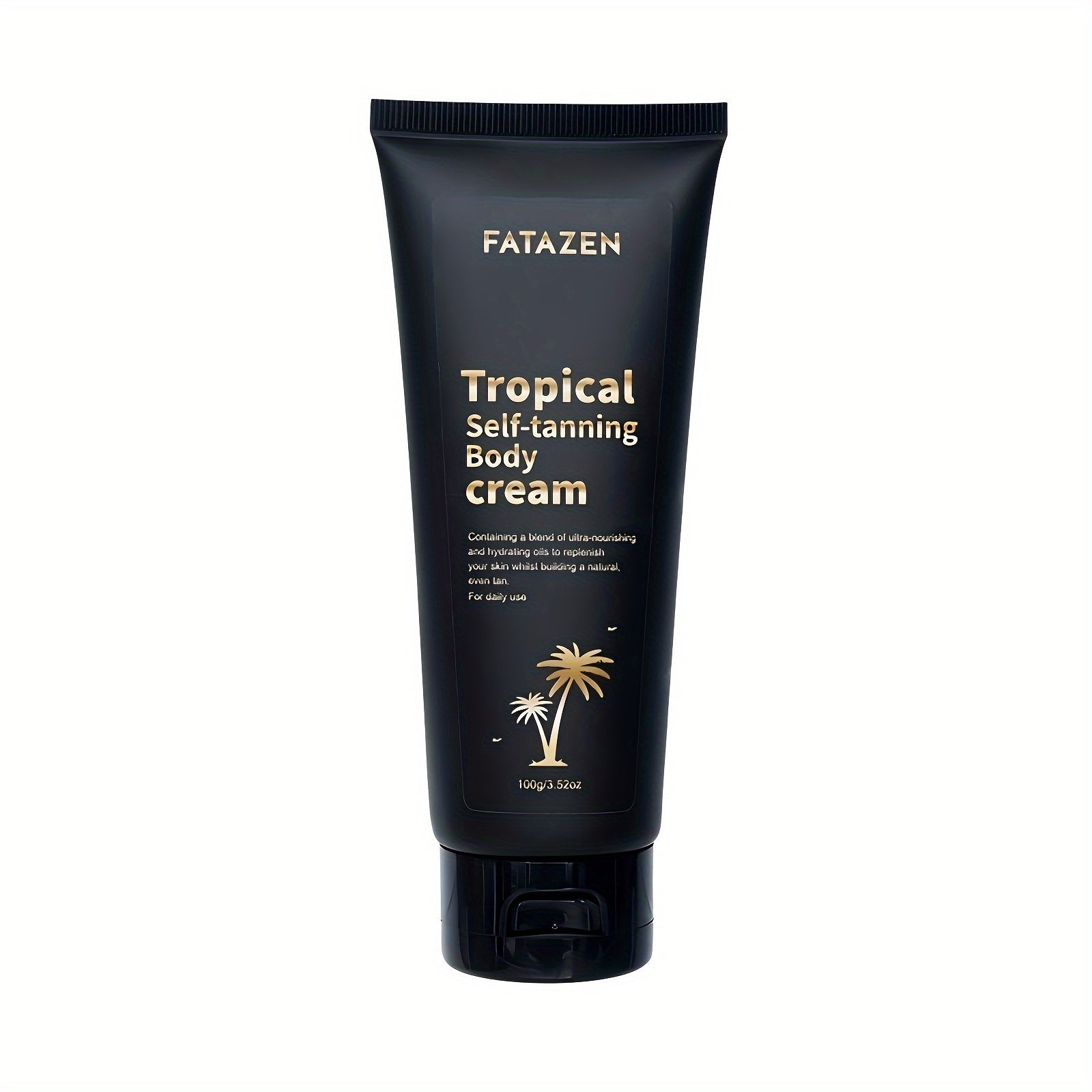 FATAZEN Bronzing Cream: Uniseks, Tabiiy, Paraben va Spirt O'lchovsiz, Aloe Vera bilan Uzoq Muddatli Quyoshsiz Qora, O'rta Terini Yaxshilaydi, Barcha Teri Turlari Uchun