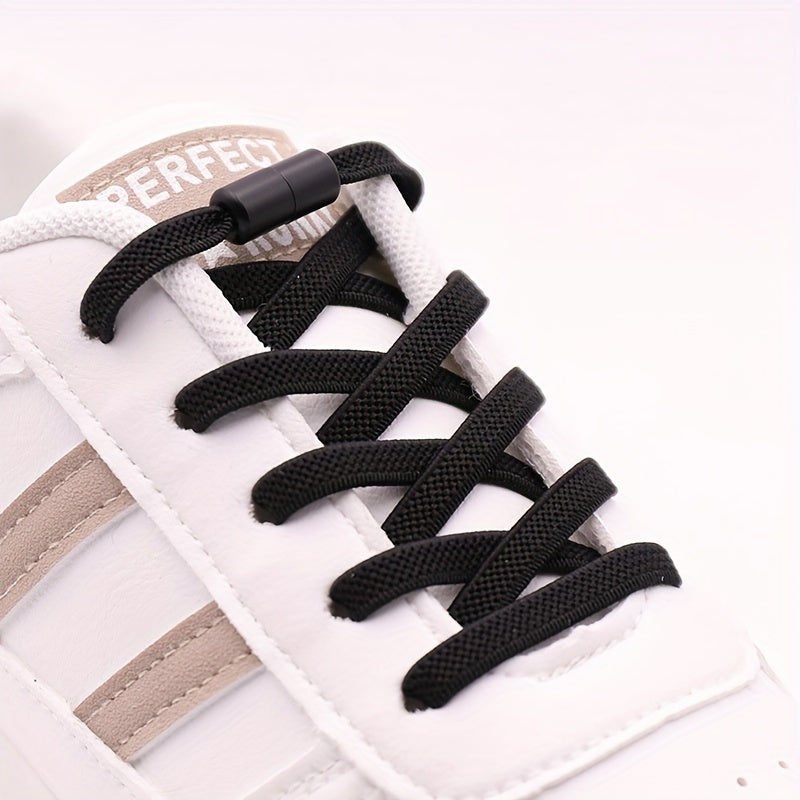 Unisex Elastic No-Tie Shoe Laces for Sneakers 39in Assorted Colors