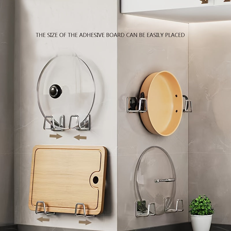 Estante de almacenamiento para fregadero de cocina de acero inoxidable sin taladro con soporte y ganchos 1 2 4 piezas