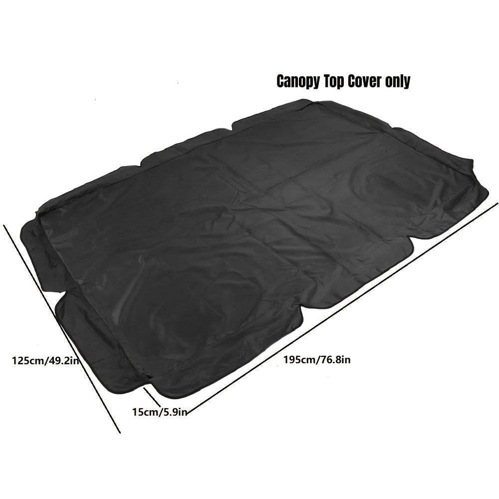 Waterproof Sun-Resistant Patio Swing Canopy Cover 190T Polyester Taffeta