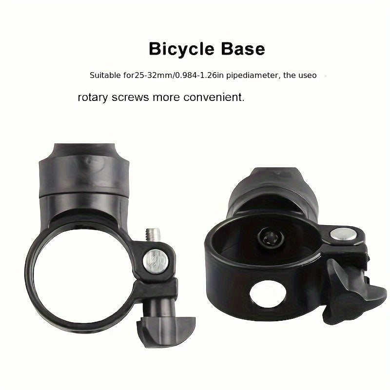 Unisex Stainless Steel Bike Mirror with 360° Flexible Hose Adjustable Side View Cycling Accessory for Ages 14+