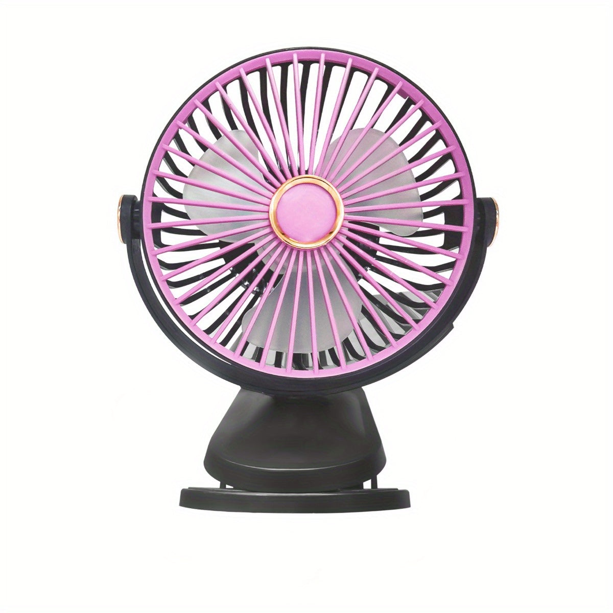 Rechargeable LED Camping Fan with 5-Speed Adjustable Air Circulation and 360° Rotation