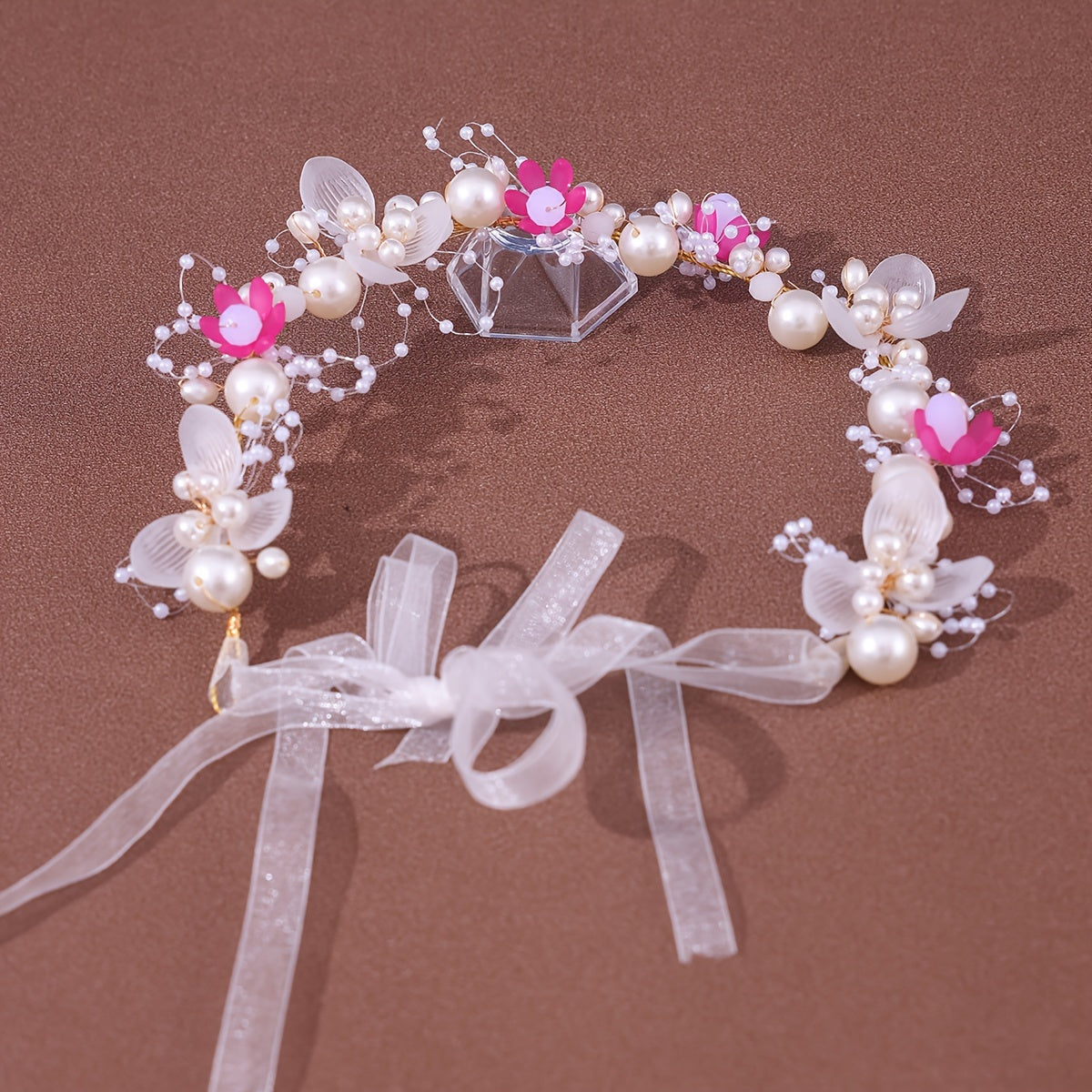Women’s Angel-Inspired Headband with Faux Pearls for Daily Wear and Parties