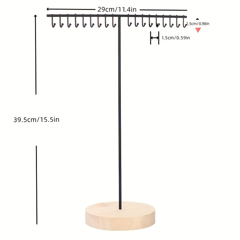 Jewelry Display Rack for Necklaces Household Storage Organizer with Simple Design