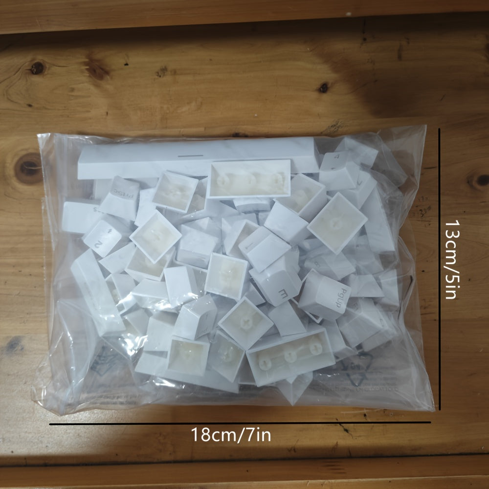 Colorful Plastic Keycap Replacement for Mechanical and Gaming Keyboards Compatible with Cross-Shaped Keys