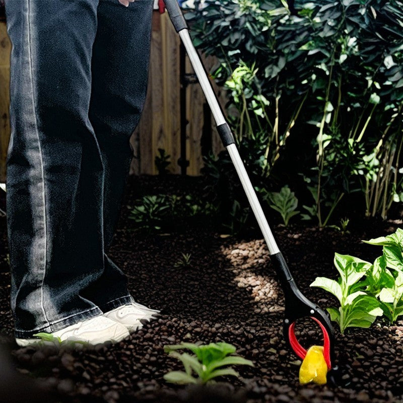 Waterproof Aluminum Alloy Garbage Picker Long-Handled Waste Collector Household Tool