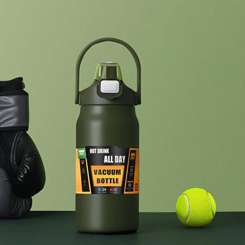 Insulated Travel Mug Stainless Steel Leakproof Large Capacity for Outdoor Sports