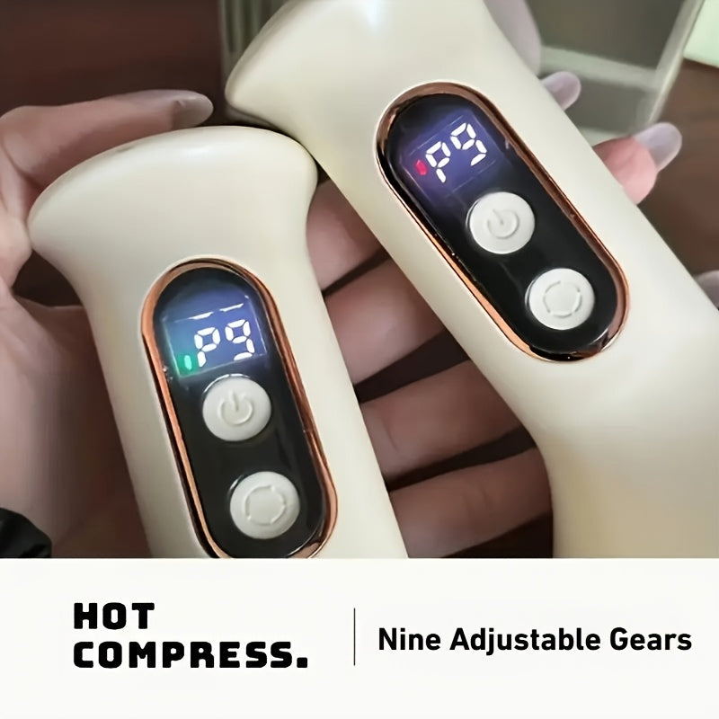 Многоуровневый умный массажер с вакуумными чашками и стальными шариками, перезаряжаемый аккумулятор, полное расслабление мышц тела