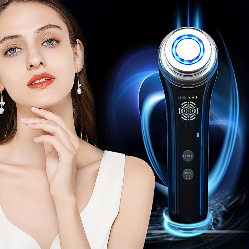 Rechargeable Electric Facial Massager with 5 Modes USB Charging 600mAh Lithium Battery Skin Care Device