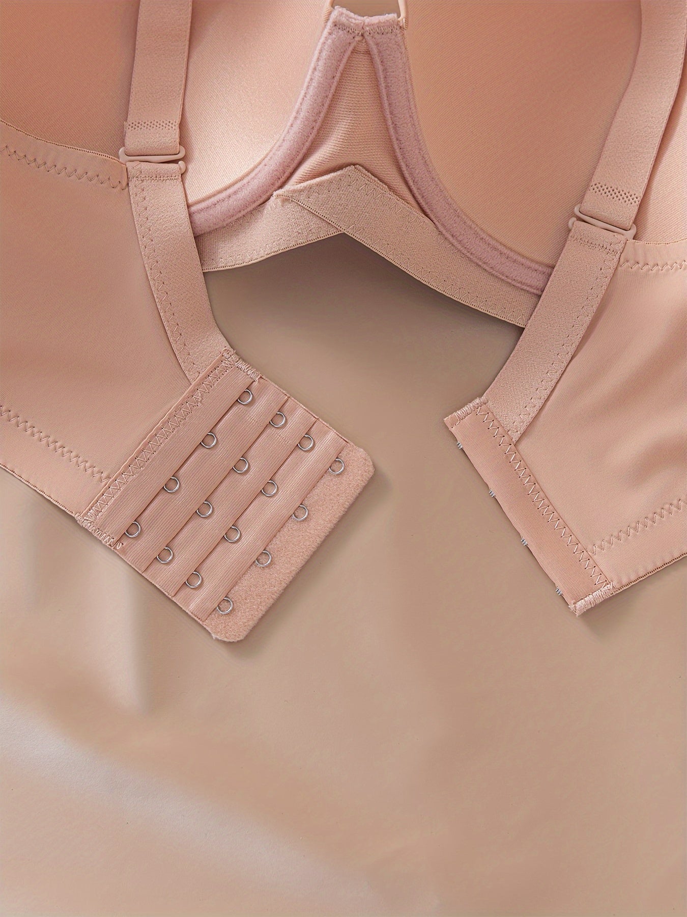 Pack de 3 sujetadores para mujer de tamaño grande, mate, sin marcas, con centro brillante y diamantes