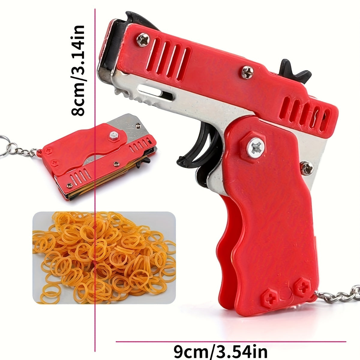 1 Aralash Rangli Metall O'yinchoq, Oila Bayramlari va Tashqi Qiziqishlar uchun, O'q otish va Bayram Ta'minotlari uchun mukammal