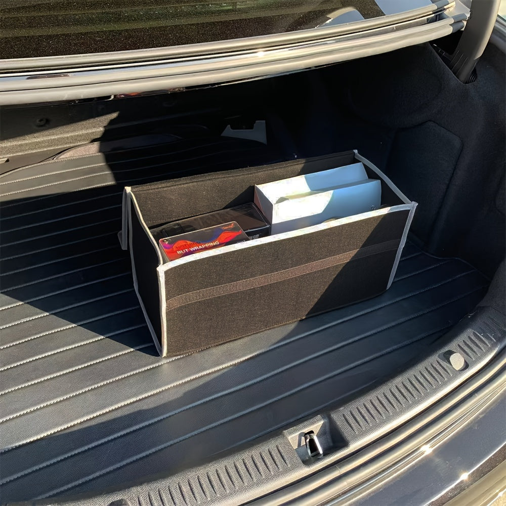 Сумка для хранения волоконных автомобильных аксессуаров, складной органайзер, дорожная косметичка для заднего багажника автомобиля, интерьер