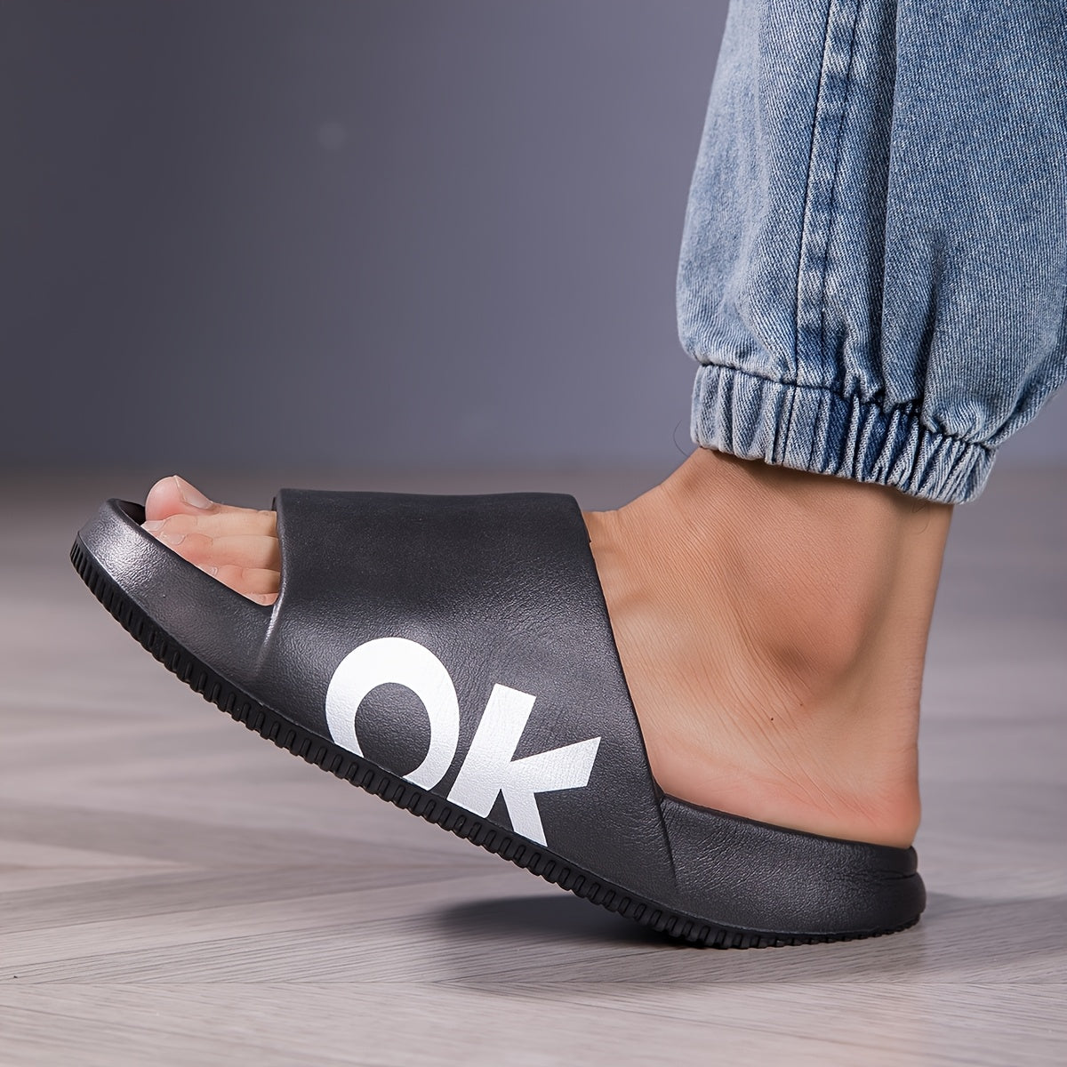 Unisex Soft Cotton Slippers Casual Indoor Outdoor Flip Flops for Summer