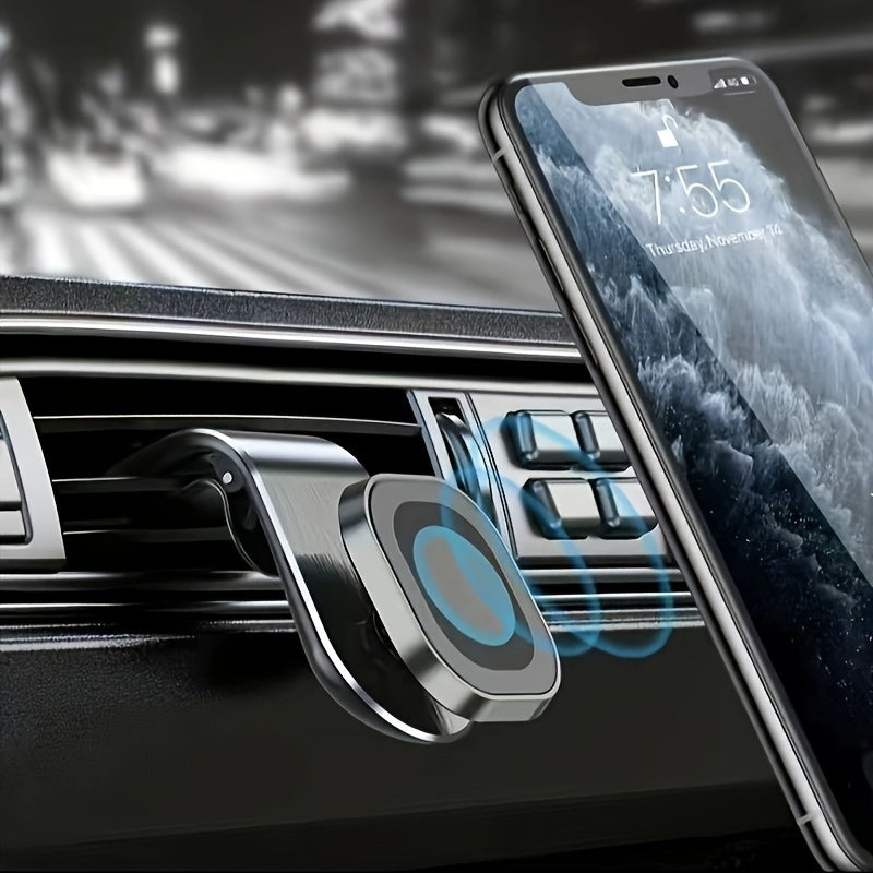 Universal Magnetic Car Phone Holder 360° Rotation Dashboard Mount for Smartphones