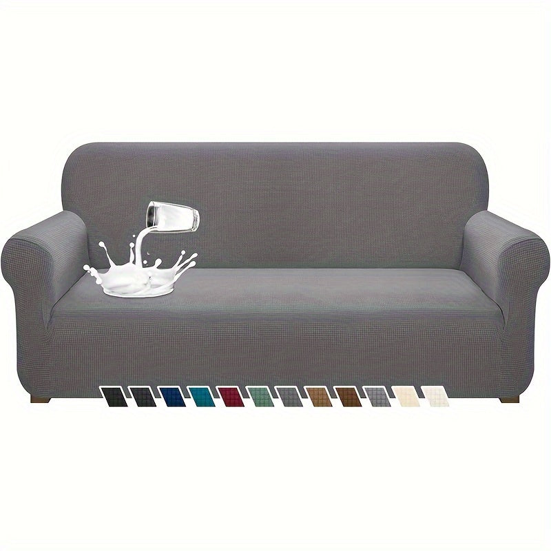 Waterproof Sofa Cover Pet-Friendly Machine Washable Fits Armchair to Sectional Polyester Spandex