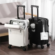 20-Inch Hard Shell Travel Luggage with Spinner Wheels and Combination Lock