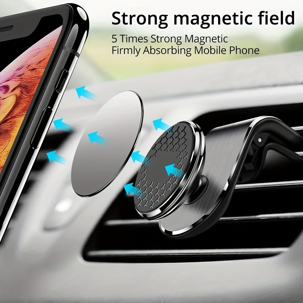 Universal Car Air Vent Magnetic Phone Holder 360° Rotation Rustproof Shockproof